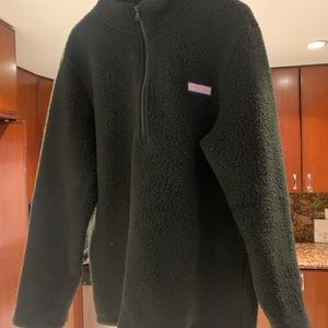 BRAND NEW VINEYARD VINES heritage Sherpa 1/2 zip